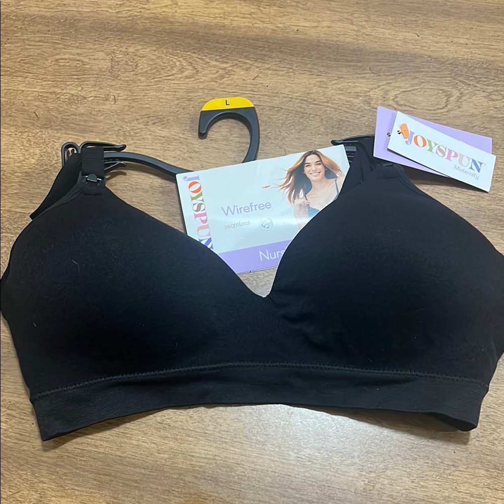Joyspun Black Wirefree Nursing Bra